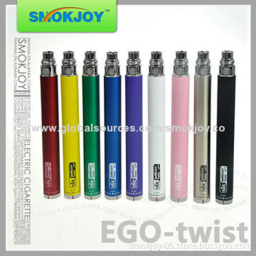 Smokjoy Electronic Cigarette eGo Twist Batteries, Wholesale eGo-C Twist, 14/16.5mm Diameter